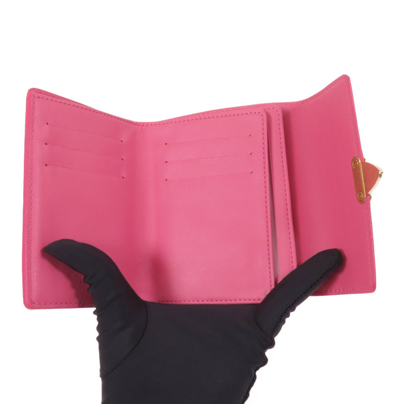 LOUIS VUITTON Vernis Trifold Wallet金扣錢包-14