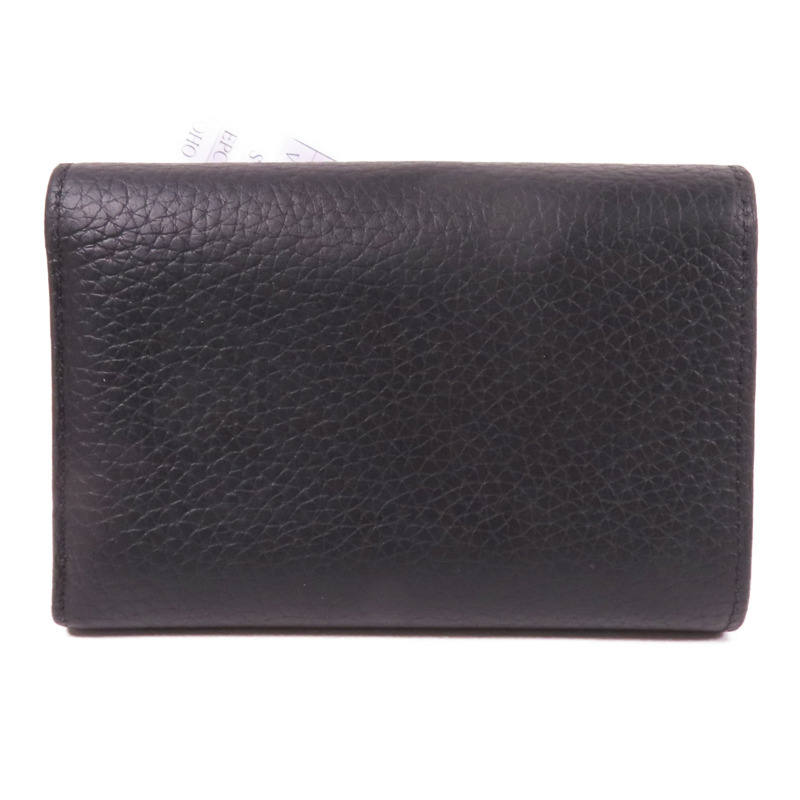 LOUIS VUITTON Taurillon Capucines Compact Trifold Wallet金扣錢包-1