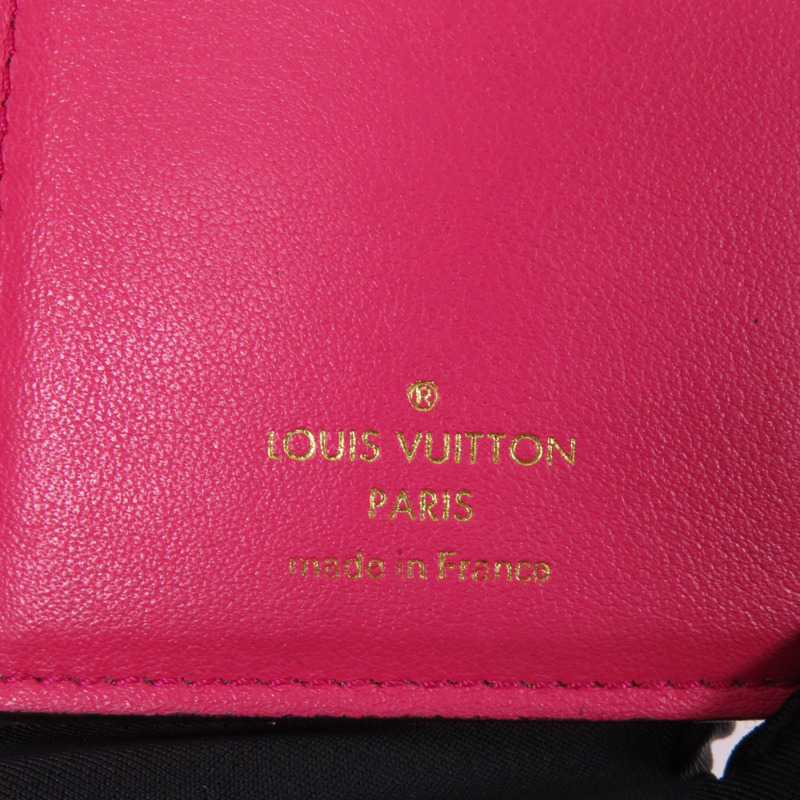 LOUIS VUITTON Taurillon Capucines Compact Trifold Wallet金扣錢包-15