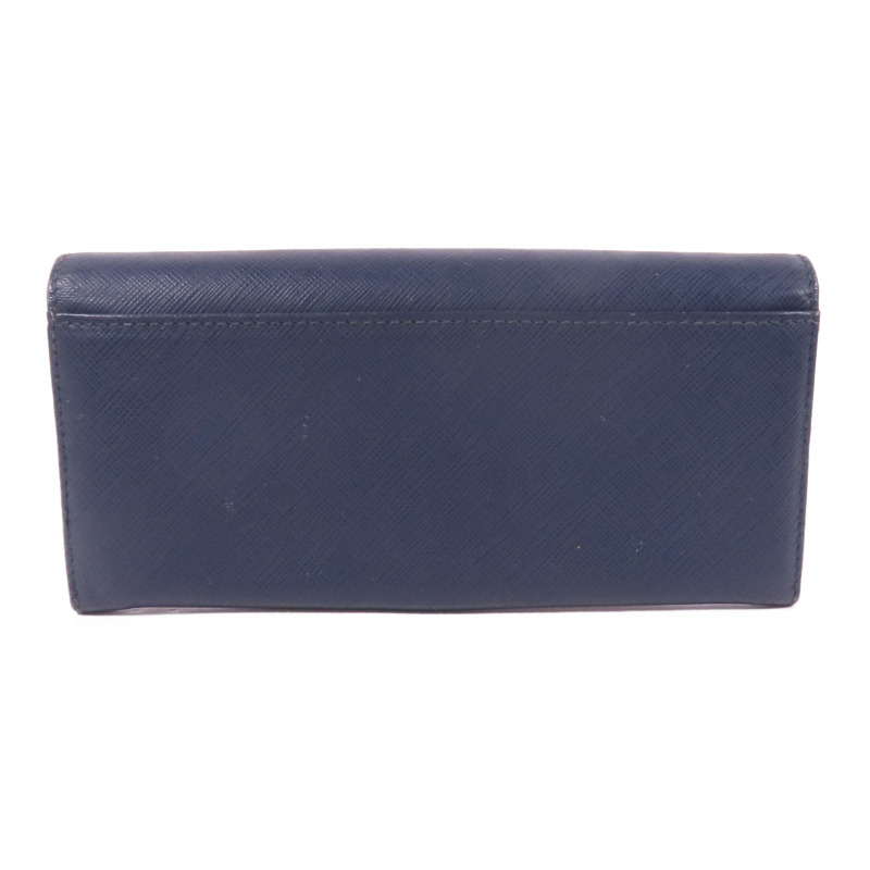 Salvatore Ferragamo 牛皮皮革Long Bifold Wallet金扣長錢包-1