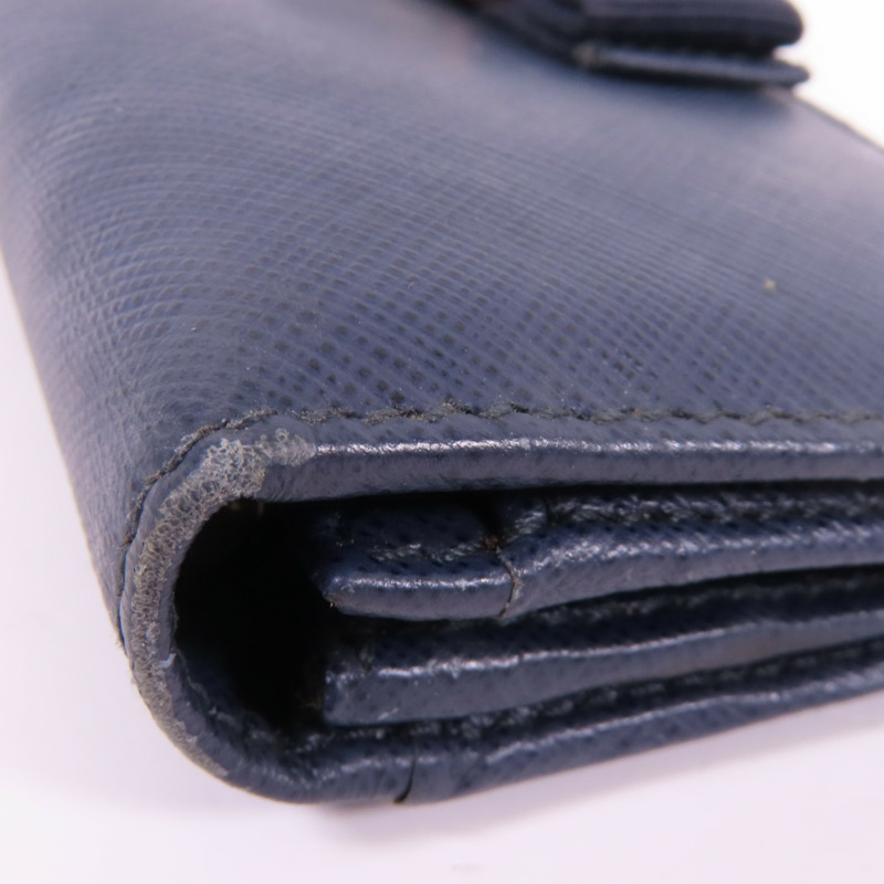 Salvatore Ferragamo 牛皮皮革Long Bifold Wallet金扣長錢包-8