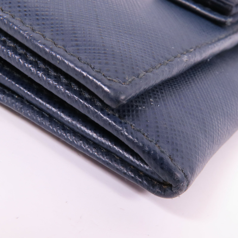 Salvatore Ferragamo 牛皮皮革Long Bifold Wallet金扣長錢包-9