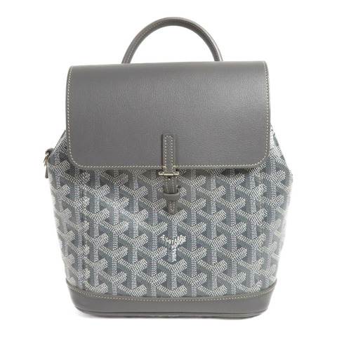 GOYARD 塗層帆布Rucksack銀扣背包