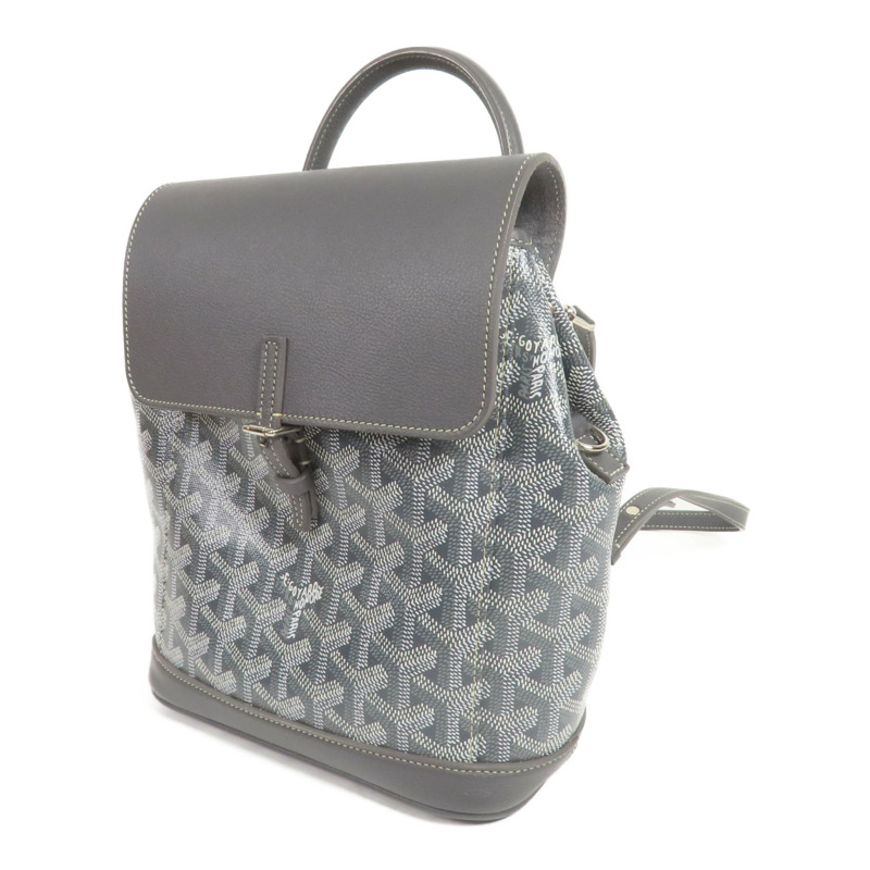 GOYARD 塗層帆布Rucksack銀扣背包-2