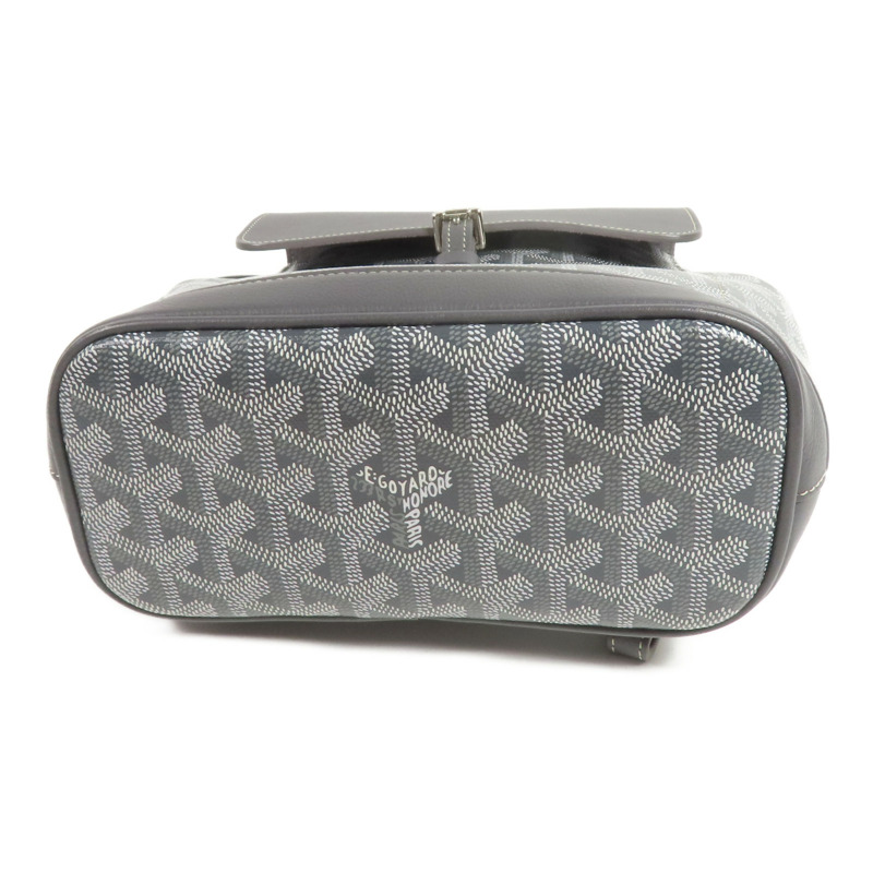 GOYARD 塗層帆布Rucksack銀扣背包-3