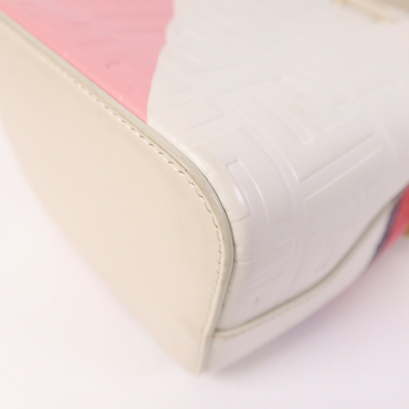 FENDI 牛皮皮革Mon Tresor Mini金扣手挽肩背兩用袋-6