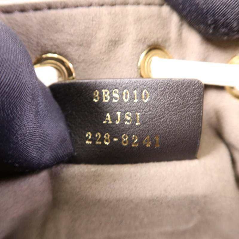 FENDI 牛皮皮革Mon Tresor Mini金扣手挽肩背兩用袋-12