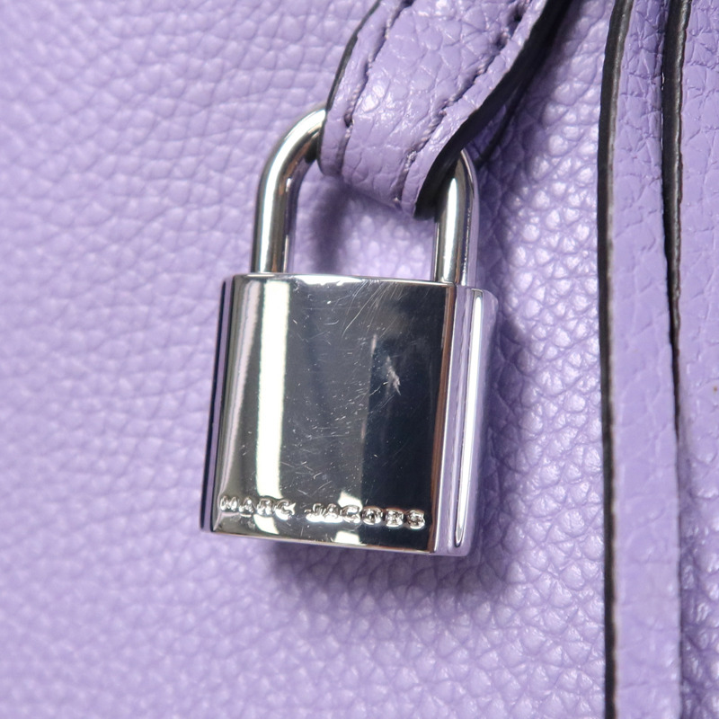 MARC JACOBS 牛皮皮革2 Way Shoulder Bag銀扣肩背袋-9