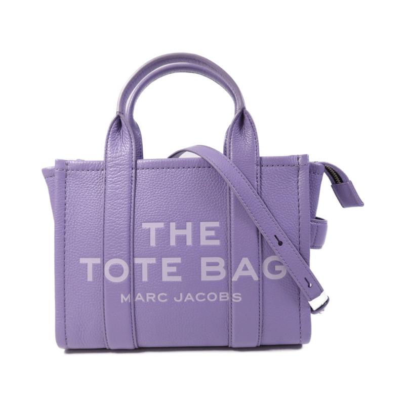 MARC JACOBS 牛皮皮革Shoulder Bag銀扣手挽肩背兩用袋-0