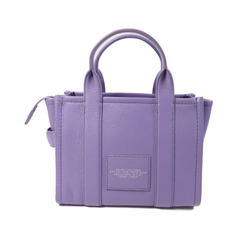 MARC JACOBS 牛皮皮革Shoulder Bag銀扣手挽肩背兩用袋-1