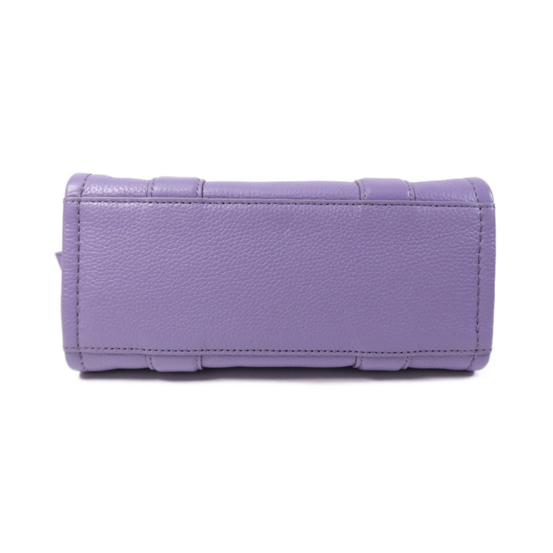 MARC JACOBS 牛皮皮革Shoulder Bag銀扣手挽肩背兩用袋-3
