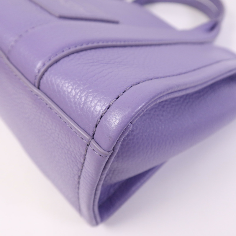 MARC JACOBS 牛皮皮革Shoulder Bag銀扣手挽肩背兩用袋-4