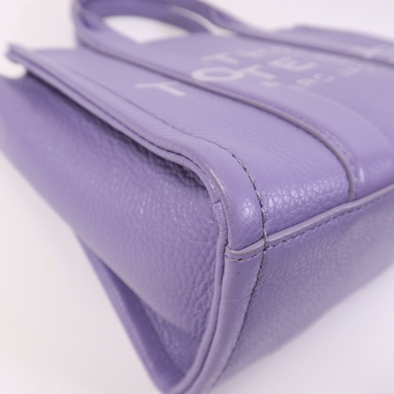 MARC JACOBS 牛皮皮革Shoulder Bag銀扣手挽肩背兩用袋-7