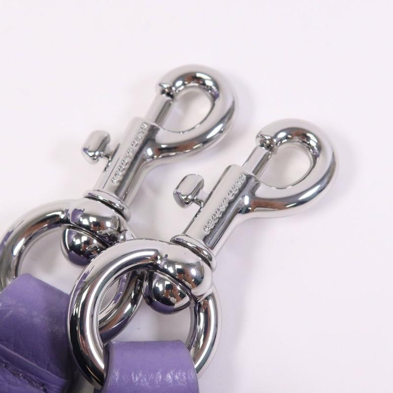 MARC JACOBS 牛皮皮革Shoulder Bag銀扣手挽肩背兩用袋-8