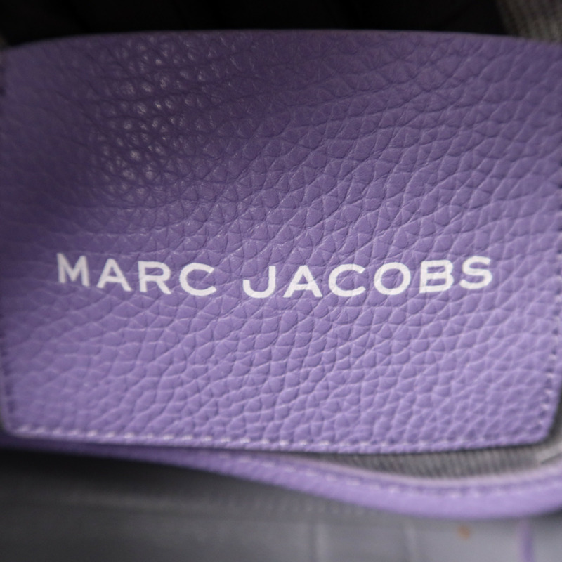 MARC JACOBS 牛皮皮革Shoulder Bag銀扣手挽肩背兩用袋-11