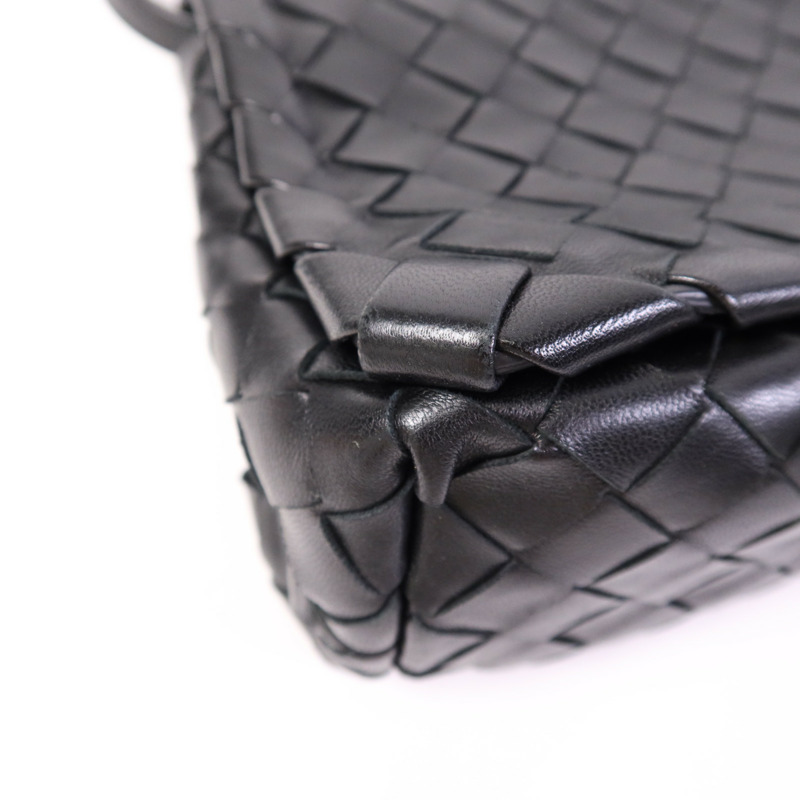 BOTTEGA VENETA 牛皮皮革Shoulder Bag銀扣肩背袋-5