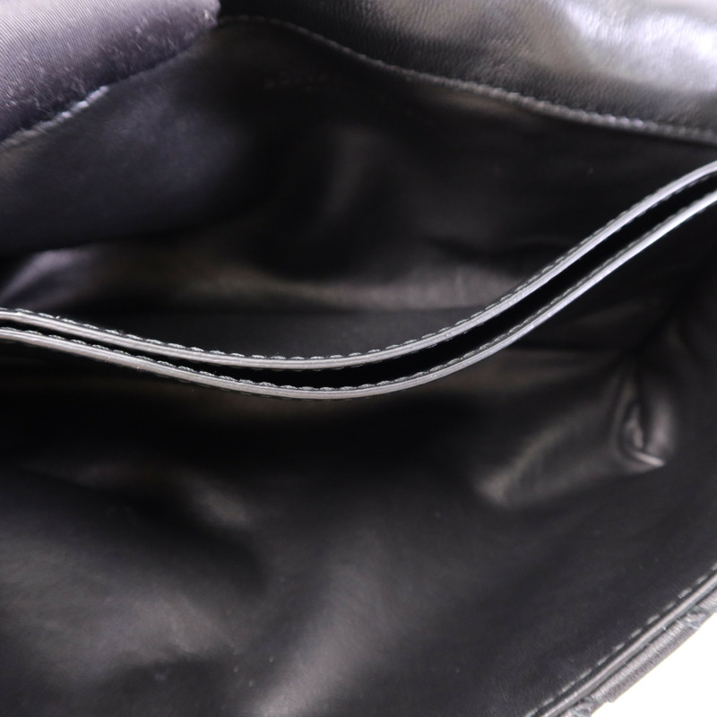 BOTTEGA VENETA 牛皮皮革Shoulder Bag銀扣肩背袋-10