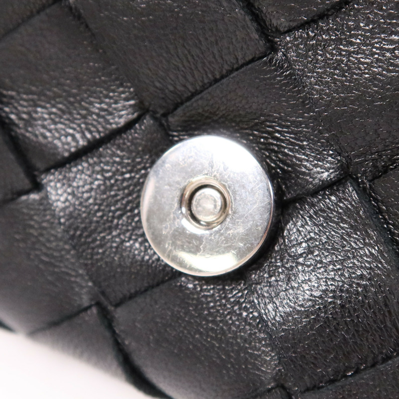 BOTTEGA VENETA 牛皮皮革Shoulder Bag銀扣肩背袋-14