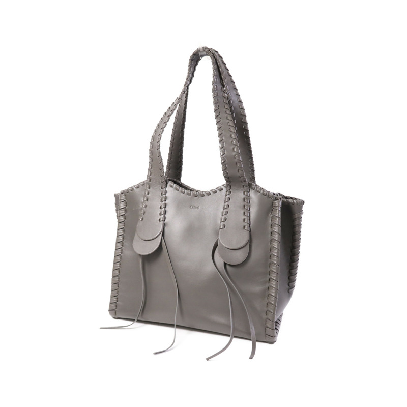 Chloe 牛皮皮革Mony Tote Bag金扣手挽袋-2