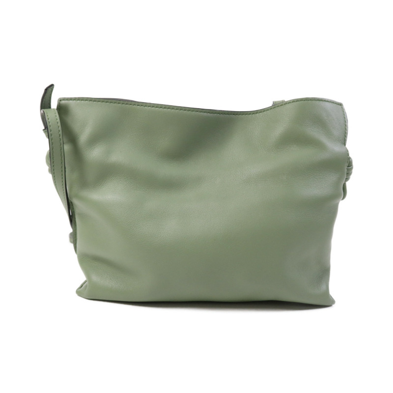 LOEWE 牛皮皮革Flamenco Cluth金扣肩背袋-1