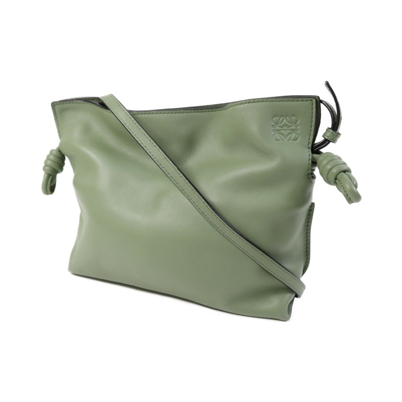 LOEWE 牛皮皮革Flamenco Cluth金扣肩背袋-2