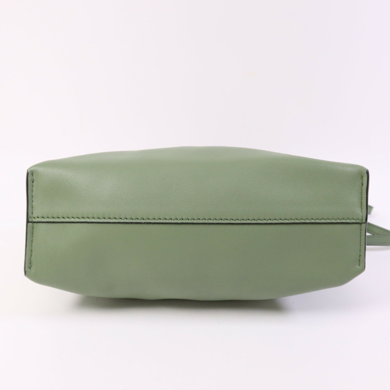 LOEWE 牛皮皮革Flamenco Cluth金扣肩背袋-3