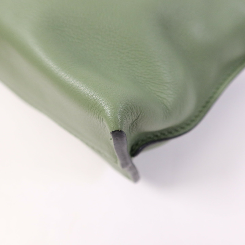 LOEWE 牛皮皮革Flamenco Cluth金扣肩背袋-4