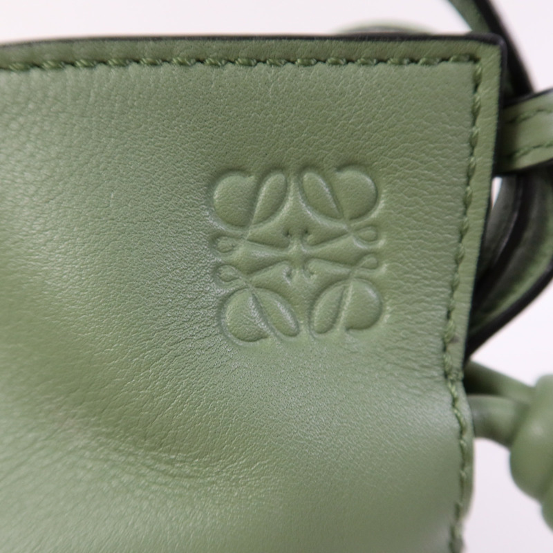 LOEWE 牛皮皮革Flamenco Cluth金扣肩背袋-9