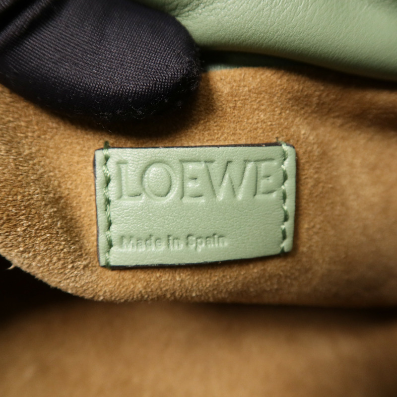LOEWE 牛皮皮革Flamenco Cluth金扣肩背袋-11