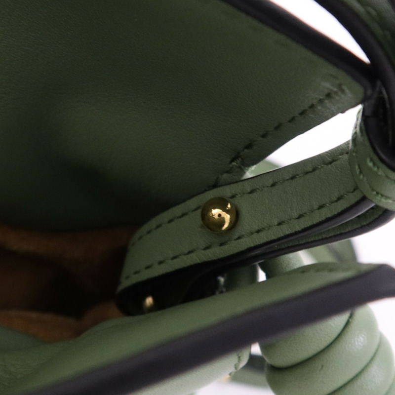 LOEWE 牛皮皮革Flamenco Cluth金扣肩背袋-13
