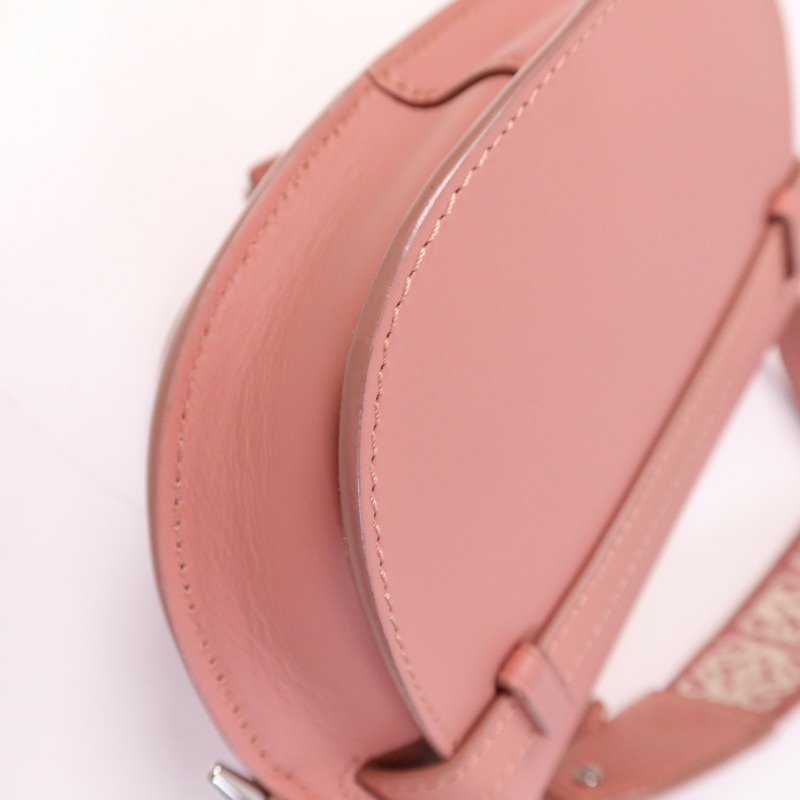 LOEWE 牛皮皮革Mini Gate Dual銀扣肩背袋-6