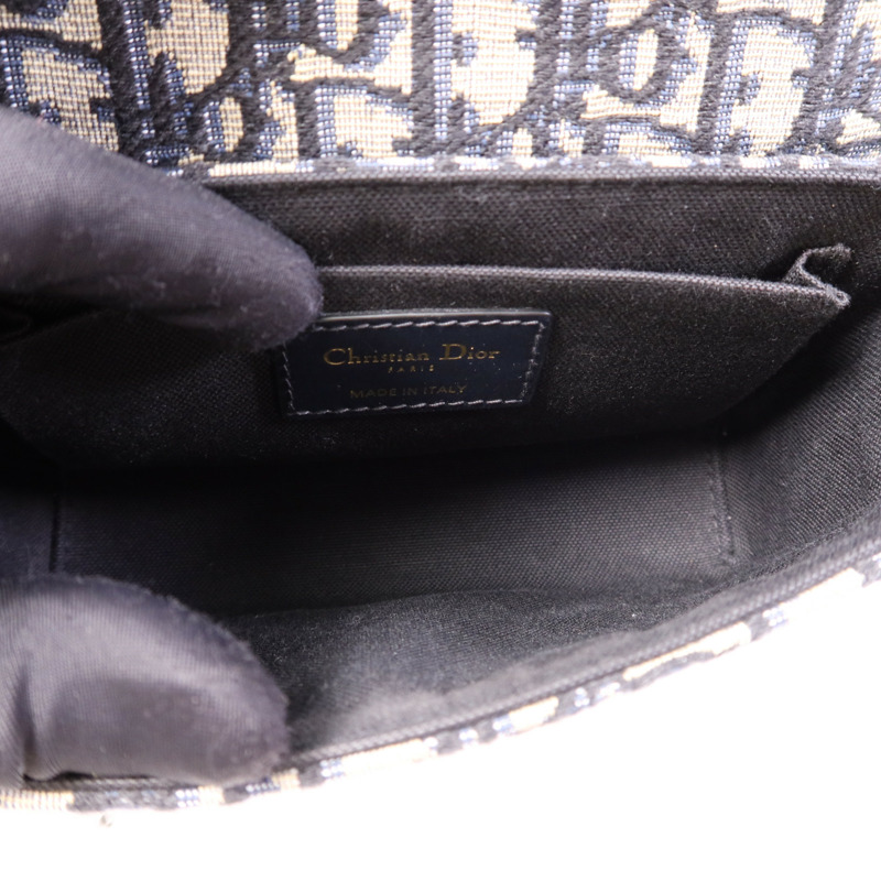 Dior 帆布/皮革30 Montaigne金扣肩背袋袋-11