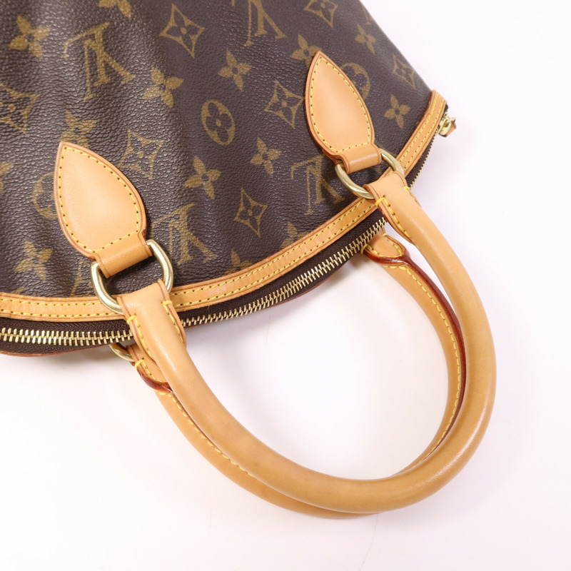 LOUIS VUITTON Monogram Lockit金扣手挽袋-8