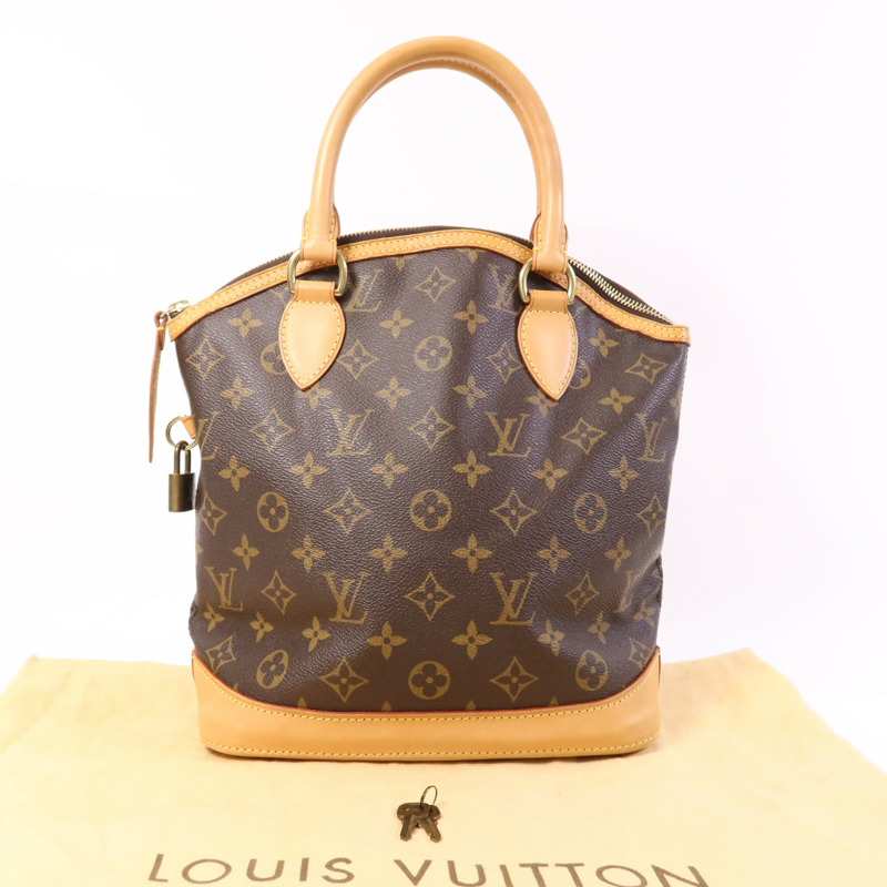 LOUIS VUITTON Monogram Lockit金扣手挽袋-14
