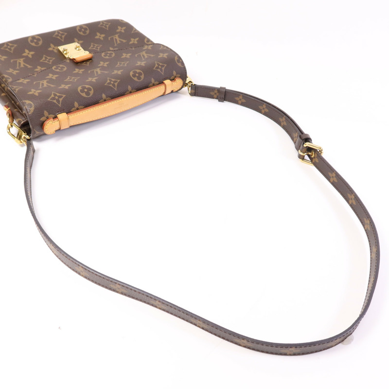 LOUIS VUITTON Monogram Pochette Metis MM金扣手挽肩背兩用袋-8
