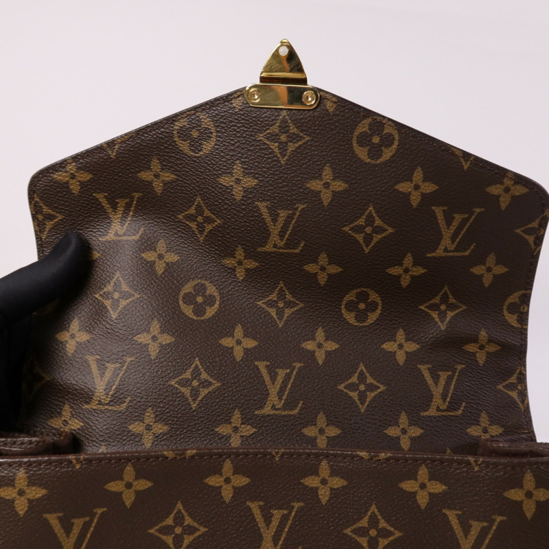 LOUIS VUITTON Monogram Pochette Metis MM金扣手挽肩背兩用袋-10