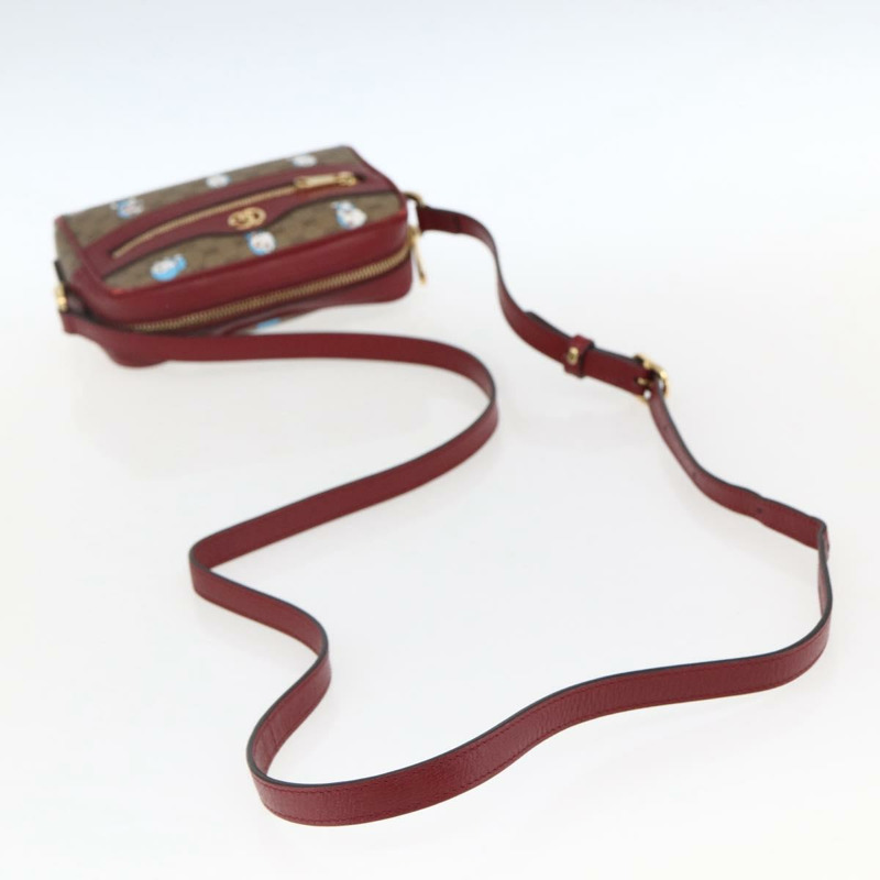 【日本直送】GUCCI GUCCI × 哆啦A夢 Micro GG Supreme 包 PVC 米色 金色 647784 正品 149862SM-6