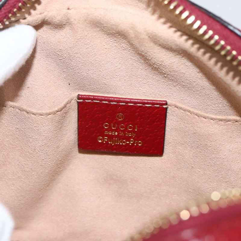 【日本直送】GUCCI GUCCI × 哆啦A夢 Micro GG Supreme 包 PVC 米色 金色 647784 正品 149862SM-17