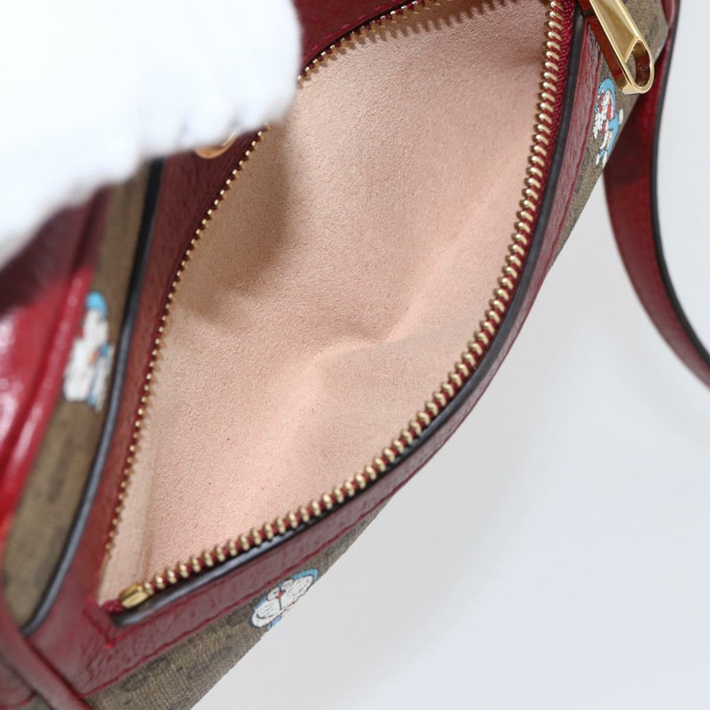 【日本直送】GUCCI GUCCI × 哆啦A夢 Micro GG Supreme 包 PVC 米色 金色 647784 正品 149862SM-22