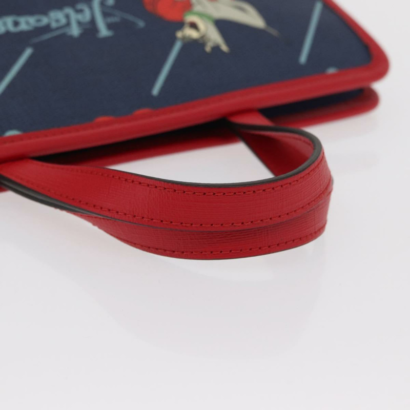 【日本直送】GUCCI 托特包 PVC 海軍藍/銀色 605614 正品 159842M-6