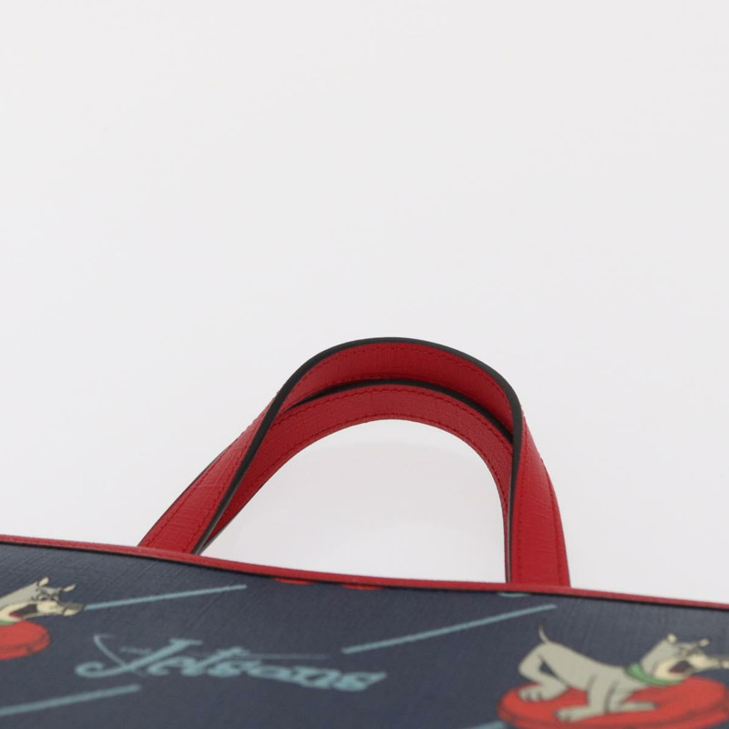 【日本直送】GUCCI 托特包 PVC 海軍藍/銀色 605614 正品 159842M-7