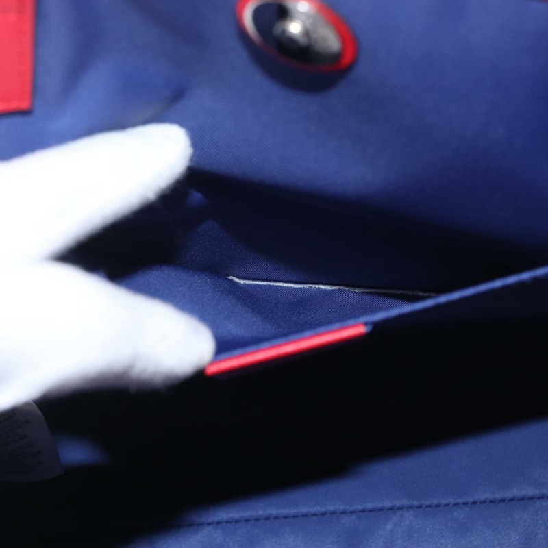 【日本直送】GUCCI 托特包 PVC 海軍藍/銀色 605614 正品 159842M-19