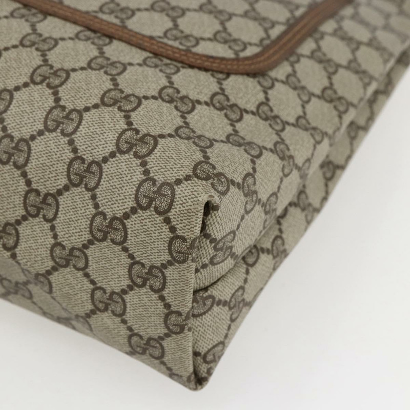 【日本直送】GUCCI GG Supreme Web Sherry Line 手提包 PVC 米色 39 02 003 正品 ep13207V-7