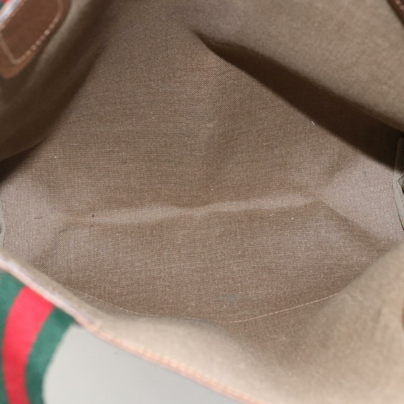 【日本直送】GUCCI GG Supreme Web Sherry Line 手提包 PVC 米色 39 02 003 正品 ep13207V-8