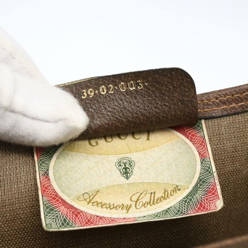 【日本直送】GUCCI GG Supreme Web Sherry Line 手提包 PVC 米色 39 02 003 正品 ep13207V-11