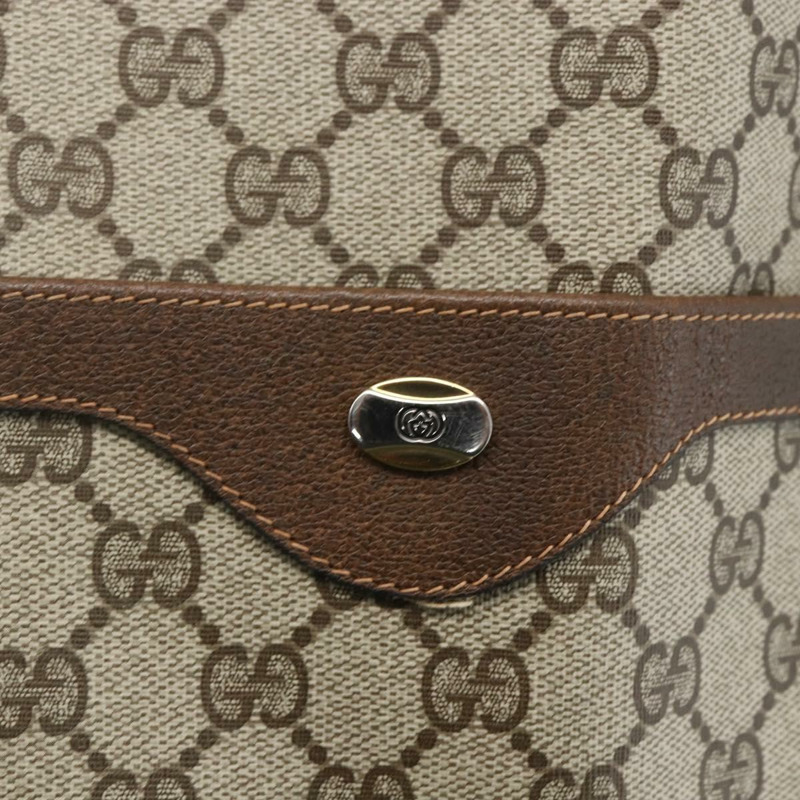【日本直送】GUCCI GG Supreme Web Sherry Line 手提包 PVC 米色 39 02 003 正品 ep13207V-17