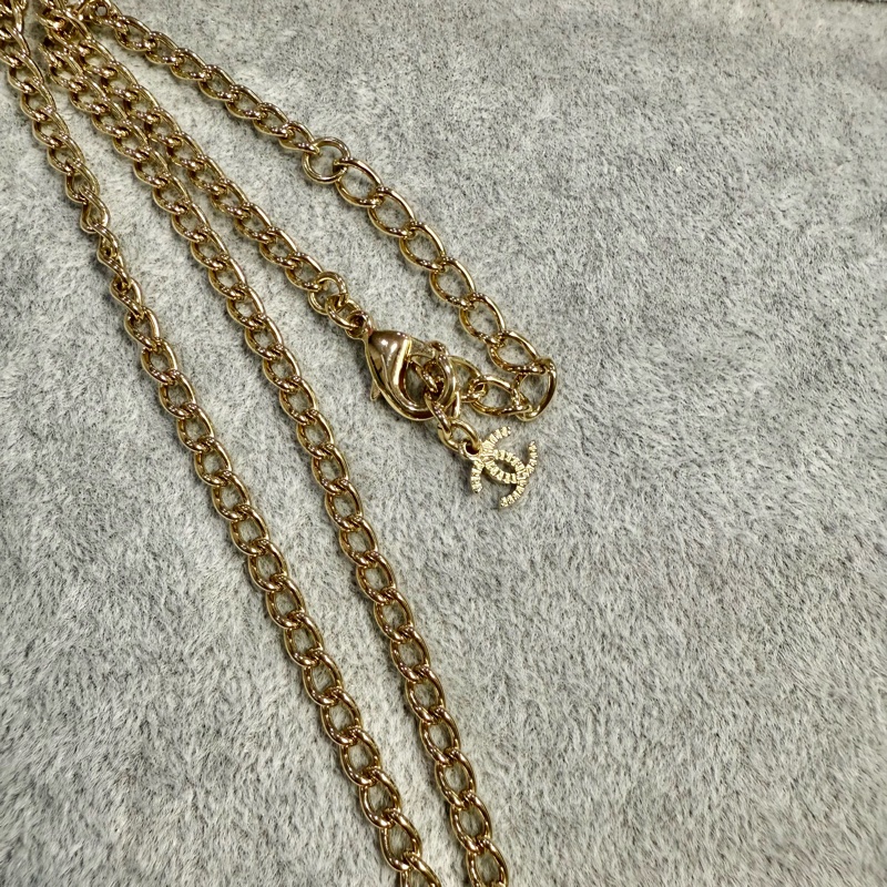 香奈兒 蝴蝶結皮穿項鍊 Chanel蝴蝶結項鍊-2