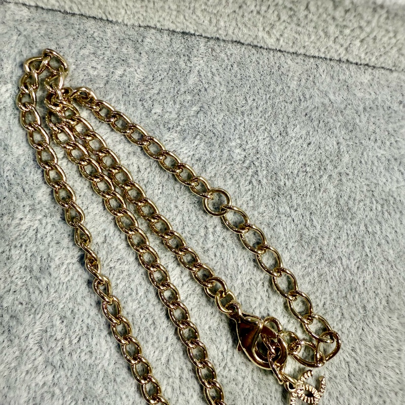 香奈兒 蝴蝶結皮穿項鍊 Chanel蝴蝶結項鍊-4