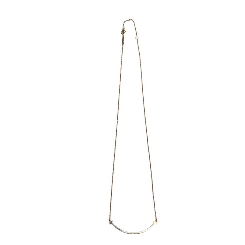 TIFFANY&CO. 蒂芙尼 T SMILE NECKLACE SMALL SIZE 微笑項鍊小號 K18 PG-2