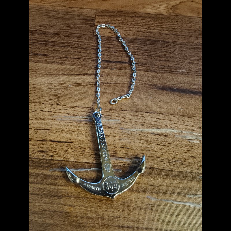 國外帶回超級難收藏勞力士絕版海錨吊飾-1